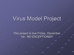 Virus Model Project