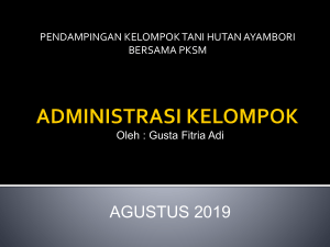 ADMINISTRASI KELOMPOK