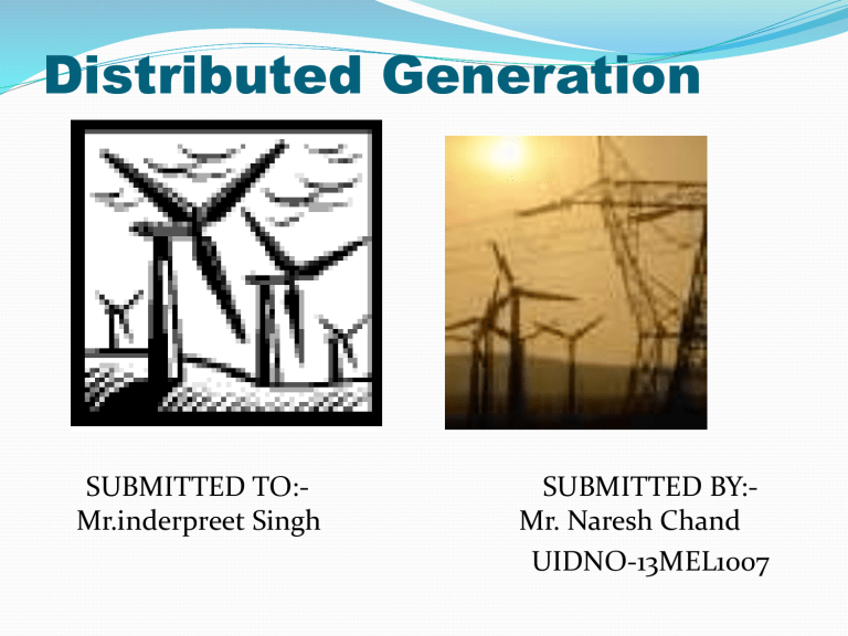 Distributed Generation