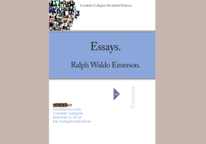 Emerson Ralph Waldo  - Essays 