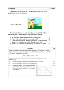 selection exam quadratic with calculator