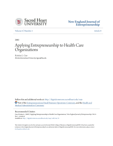 Applying-Entrepreneurship-to-Health-Care-Organizations