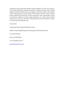 Liquid sulfuryl chloride