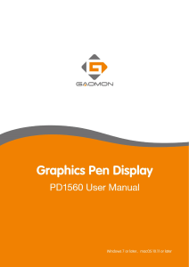 User Manual PD1560