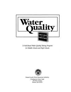 WATER QUALITY TESTS