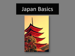 japan basics ppt