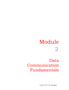 Data Communication Fundamentals