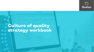 Culture of Quality Workbook