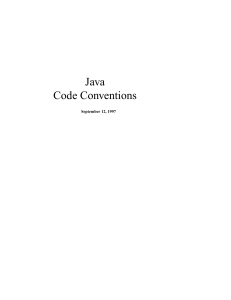 codeconventions(JAVA)-150003