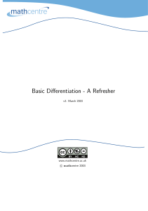 differentiationworksheet