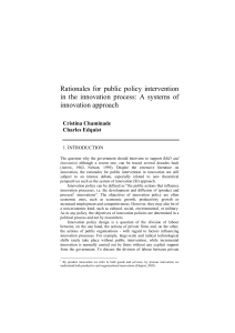 Cham-Edq-Rationales-submitted-dec06-Book-innovation-policy