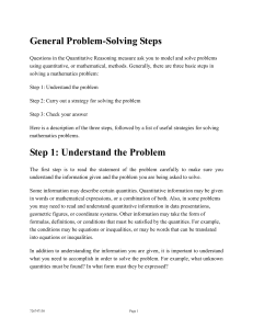 gre problem solving strategies