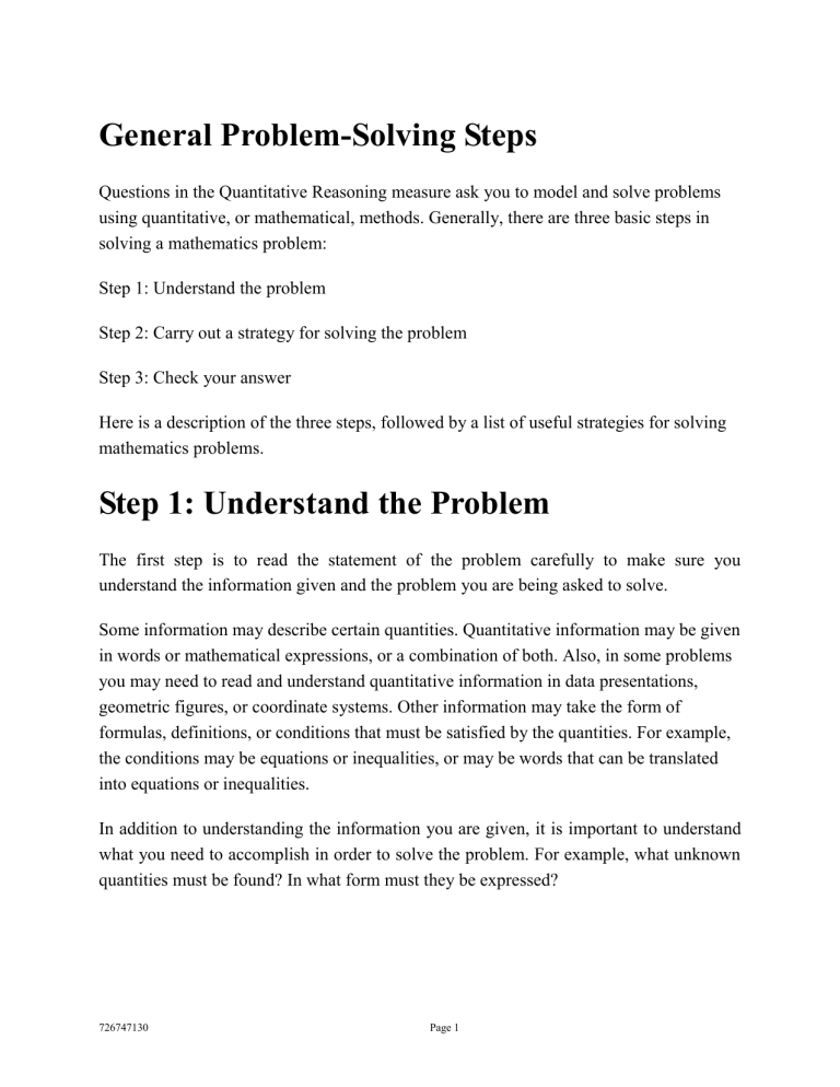 problem solving examples for gre