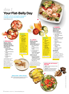 Flat-Belly Diet Plan