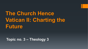 (Topic 03) The Church in Vatican II