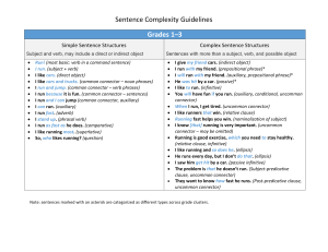 Sentence-Complexity-Guidelines