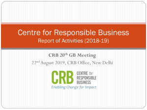 CRB AnnualActivities(2018-19)