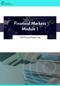 WQU Financial Markets Module 1 Compiled Content (1)