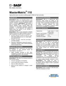basf mastermatrix 110 tds