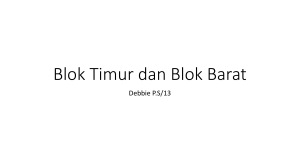 Blok Timur dan Blok Barat: Perang Dingin