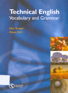 1 Technical English Vocabulary and Gramm (1)