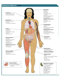 uremia multisystem symptoms (chronic kidney disease)