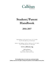 2016-17 Student-Parent Handbook