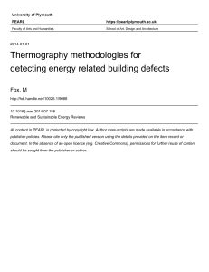 Elements -  Thermography Methodologies for Detecting Energy Related Building Defects