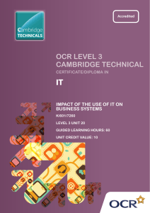 139188-level-3-unit-20-impact-of-the-use-of-it-on-business-systems