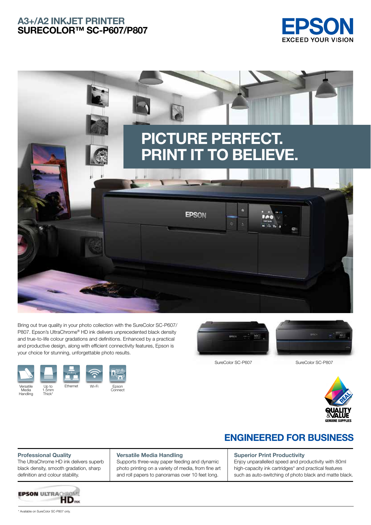 Epson Surecolor Sc P607 P807