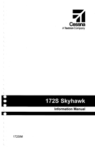 172S Skyhawk Information Manual Searchable