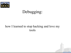 debugging and hacking