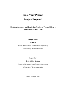 Simple Final Year Project Proposal Example