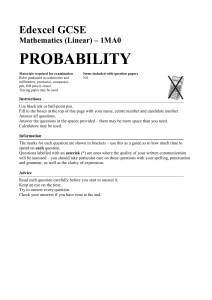 50 probability