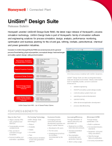 UniSim-Design-R460-Release-Bulletin-2018