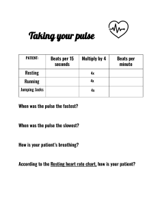 Taking your pulse