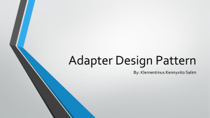 Adapter Design Pattern