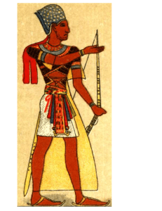 Ancient Egyptian Archer Illustration