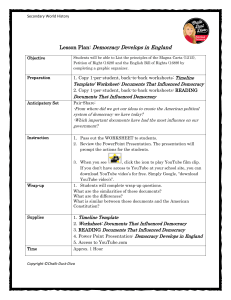 Russian Revolution and WWI Review Lesson Plan