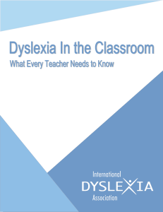 me grade 1-4 reading  dyslexia DITC-Handbook