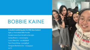 Bobbie Kaine 营销集锦 (Group 5)