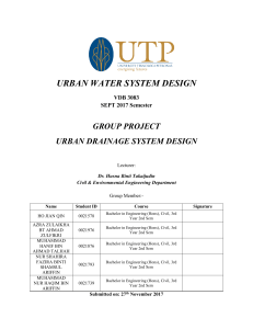 Urban Project Report
