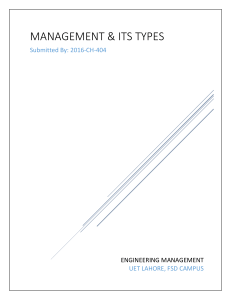 Management and types
