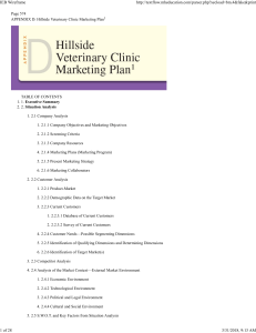 Hillside Marketing Plan
