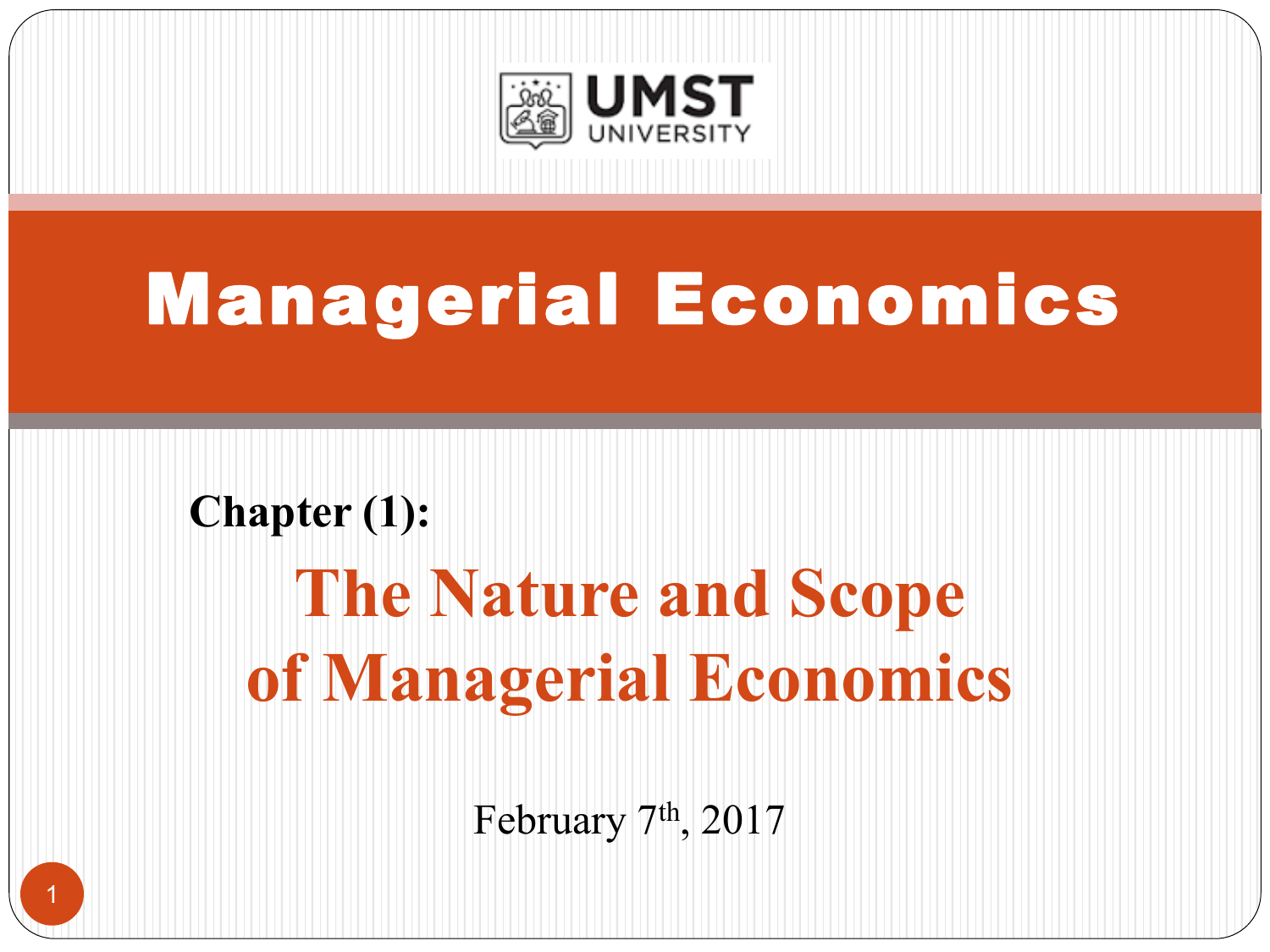 the nature and scope of managerial economics