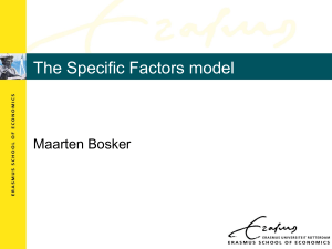 Lecture 4 - Specific Factors