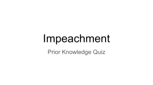 Impeachment Quiz