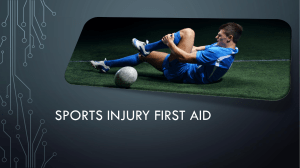 Sports injury first aid