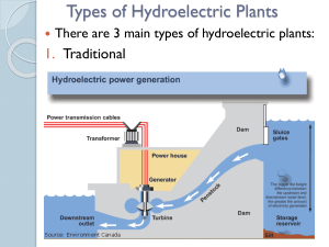 HydroPower - The Parts of a Hydroelectric Plant