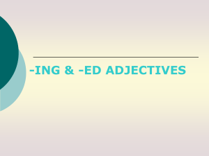 ing-ed-adjectives